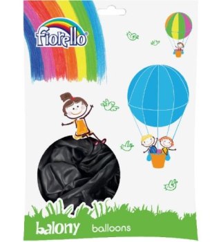 Balony FIORELLO 12" 100szt. metal czarny