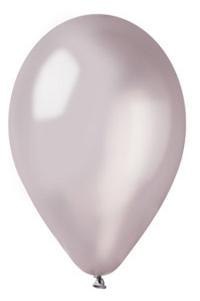 Balony GEMAR metal 26cm srebrne100szt. (GM90-38)