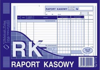 Druk-raport kasowy A5 411-3