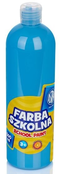 Farba szkolna ASTRA 500ml - niebieska