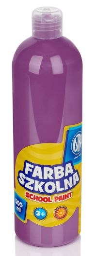 Farba szkolna ASTRA 500ml - śliwkowa