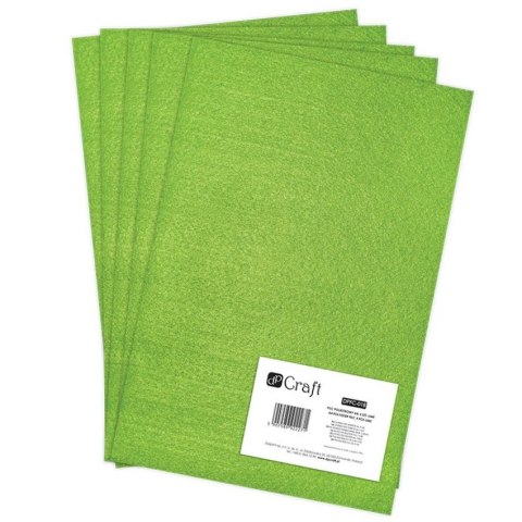 Filc poliestrowy DPCRAFT A4 5szt. - Lime