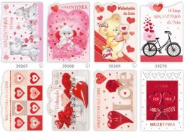 Kartki pocztówka POL-MAK PLW wycinana Walentynki a'50