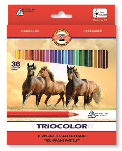 Kredki KOH-I-NOOR Triocolor 36 kolorów