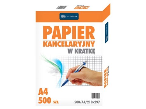 Papier kancelaryjny A4 500k. INTERDRUK kratka