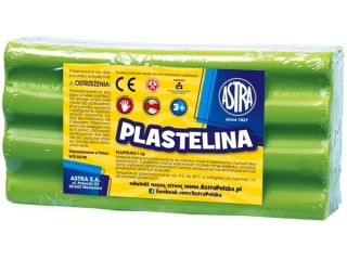 Plastelina ASTRA 1kg zielona jasna