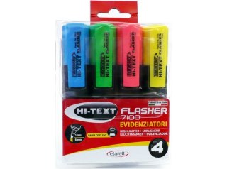 Textmarker 4 kolory w etui FIBRACOLOR Flasher