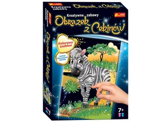 Cekinowy obrazek RANOK Zebra