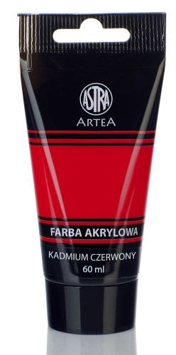 Farba akrylowa ASTRA Artea tuba 60ml - kadmium czerwony