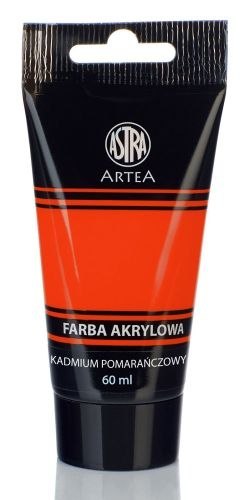 Farba akrylowa ASTRA Artea tuba 60ml - kadmium pomarańczowy