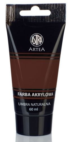 Farba akrylowa ASTRA Artea tuba 60ml - umbra naturalna