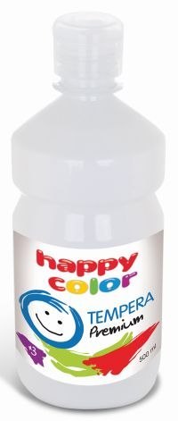 Farba tempera HAPPY COLOR Premium 500ml nr 0 - biała