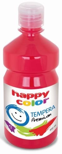 Farba tempera HAPPY COLOR Premium 500ml nr 2 - czerwony