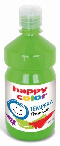 Farba tempera HAPPY COLOR Premium 500ml nr 51 - jasnozielona
