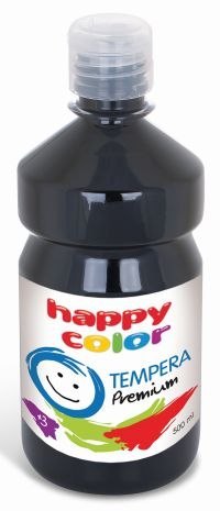 Farba tempera HAPPY COLOR Premium 500ml nr 9 - czarny