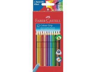 Kredki 12 kolorów FABER-CASTELL Grip 2001 opakowanie kartonowe