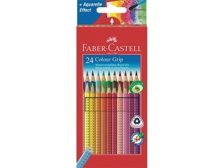 Kredki 24 kolorów FABER-CASTELL Grip 2001 opakowanie kartonowe