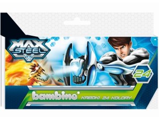 Kredki BAMBINO 24 kolory Max Steel