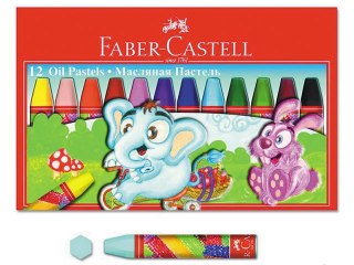 Pastele olejne 12 kolorów FABER-CASTELL Jumbo Słoń