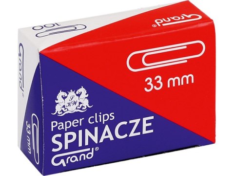Spinacz GRAND 33mm 100szt. a&#39;10