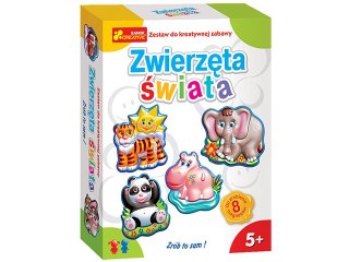 Zestaw kreatywny RANOK Gipsowe magnesy - Zwierzęta świata