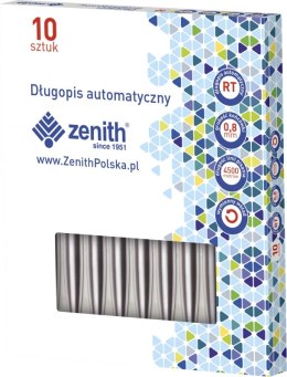 Długopis automatyczny ZENITH Silver - box 10 sztuk