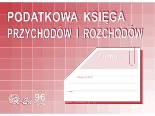 Druk K-2u Podatkowa księga przychodów i rozchodów