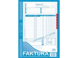 Druk-fakt. A4 (o+2k) -płat./odb. (N) 112-1E