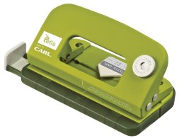 Dziurkacz metalowy mini TETIS Carl 02 zielony - 10 arkuszy
