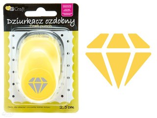 Dziurkacz ozdobny DPCRAFT 2, 5cm Diament deo