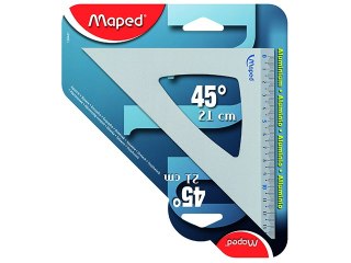 Ekierka MAPED 45-21cm aluminium