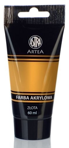 Farba akrylowa ASTRA Artea tuba 60ml - złota