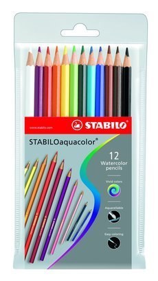 Kredki akwarelowe STABILO Aquacolor 12 kolorów