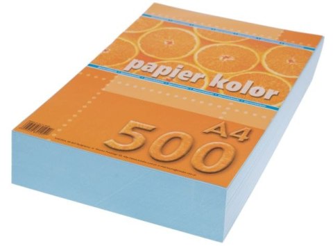 Papier ksero kolorowy A4 500k. KRESKA niebieski jasny