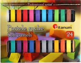 Pastele suche TITANUM 24 kolorów