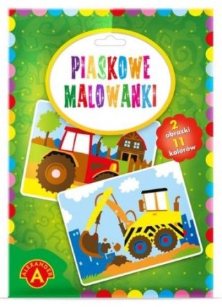 Piaskowe malowanki ALEXANDER Koparka, Traktor