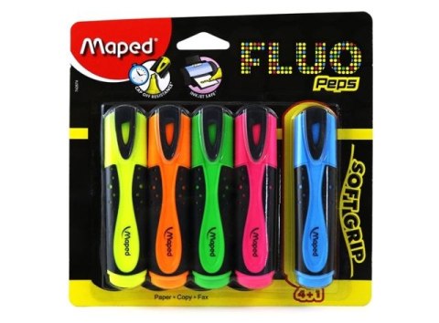 Zakreślacz MAPED Fluo Peps 4+1