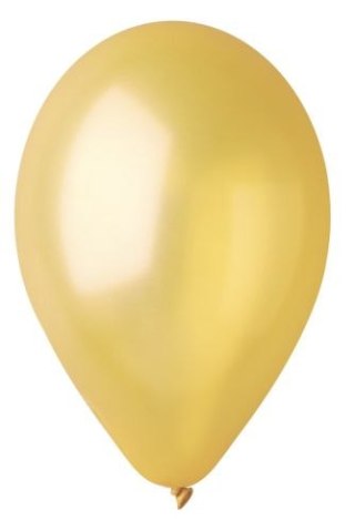 Balony GEMAR metal 26cm złoty Dorato 100szt.