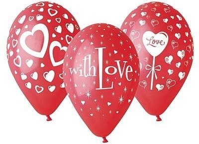 Balony Premium "Love", 12" / 25 szt. KK