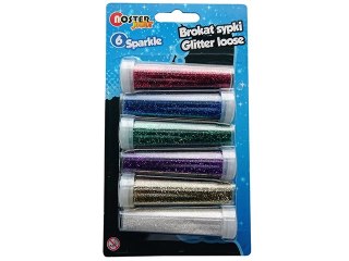 Brokat sypki NOSTER 7g 6szt. sparkle