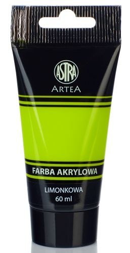 Farba akrylowa ASTRA Artea tuba 60ml - limonkowa