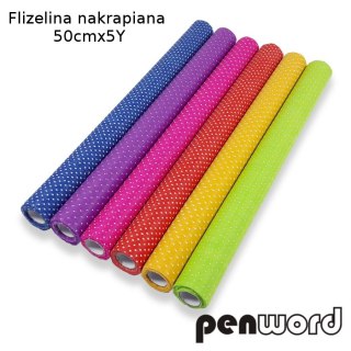 Flizelina PENWORD nakrapiana 50cmx5Y