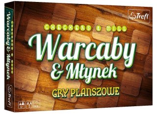 Gra TREFL Warcaby/Młynek klasyczne