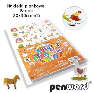 NAKLEJKI PIANKOWE NPS-3 FARMA 20X30 a5