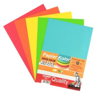 PAPIER OFFICE COLOR A4/200-5 STANDARD MIX PASTEL MIX k12