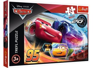 Puzzle 24 Maxi TREFL Cars 3 - Niech wygra najlepszy