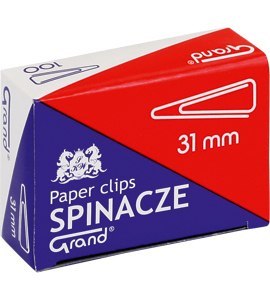 Spinacz GRAND trójkątny 31mm 100szt. a&#39;10