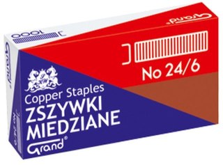 Zszywki GRAND miedziane 24/6 a10