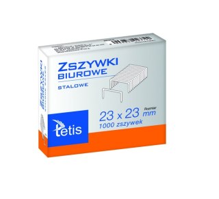 Zszywki biurowe TETIS HD 23/23;240 kart.;1000szt