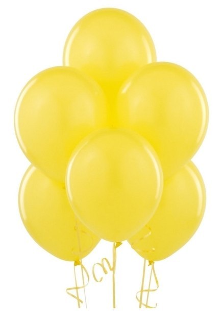 Balon MKTRADE 12" 30cm 80szt. - B095 żółty metalik